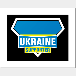 Ukraine Super Flag Supporter Posters and Art